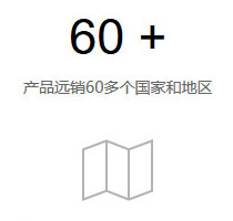 產(chǎn)品遠(yuǎn)銷60多個(gè)國(guó)家和地區(qū)